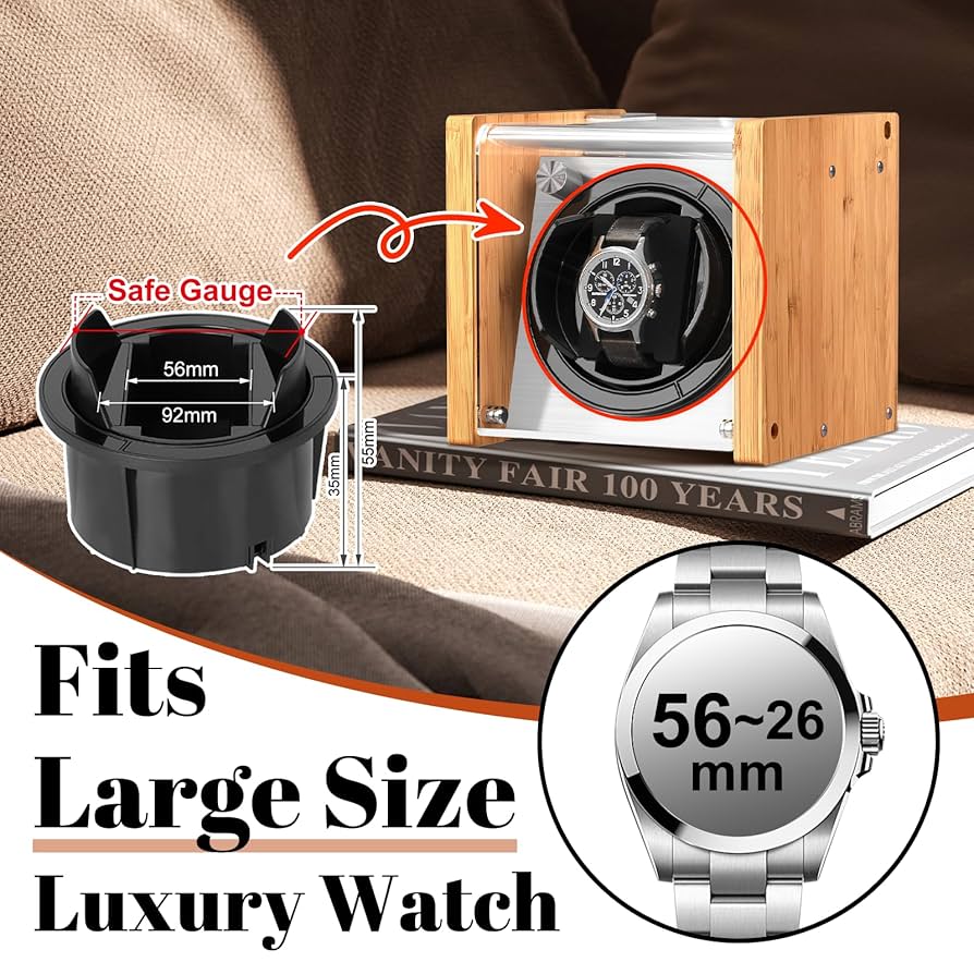 Amazon.com: Watch Winder Smith Bamboo Single Automatic Watch
